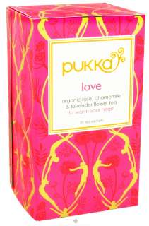 Pukka Herbs   Herbal Tea Organic Love   20 Tea Bags