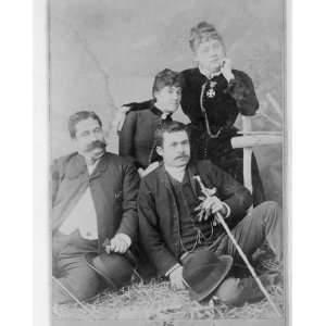   Finkelstein Mountford (far right) posed with anothe