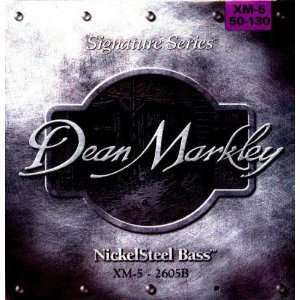  Dean Markley Bass NickelSteel 5 String, .050   .130, 2605B 