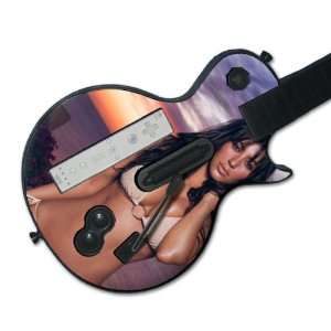   MS KARD10027 Guitar Hero Les Paul  Wii  Kim Kardashian  Bikini Skin