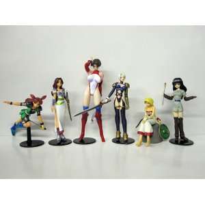 Namco Gals Collection Gashapon Figure Set of 6 Everything 