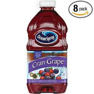 Ocean Spray Cranberry Grape Juice, 64 Ounce (Pack of 8)  
