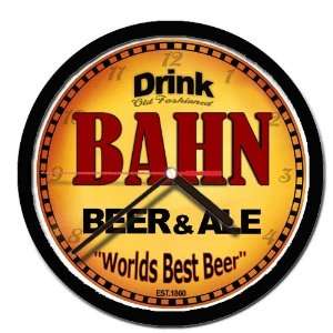  BAHN beer and ale wall clock 