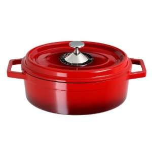  Cocotte Red Oval Roasted Pot