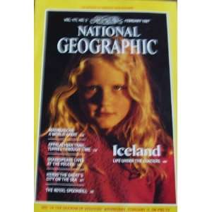 National Geographic Magazine February 1987 Iceland