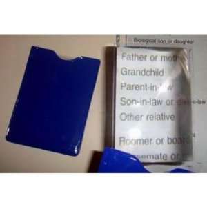  Slide Out Plastic Pocket Magnifier with Blue Case Case 