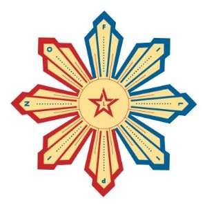  Filipino Sun   LS Sticker 