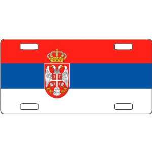  Serbia Flag Vanity License Plate 