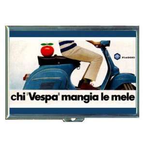  Vespa 1960s Retro Ad ID Holder, Cigarette Case or Wallet 