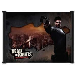  Dead to Rights Retribution Game Fabric Wall Scroll Poster 