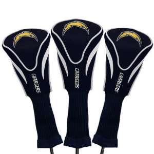  NFL Contour Head Cover   Pack of 3 Team San Diego 