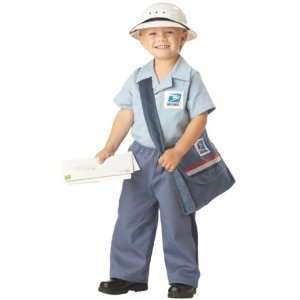  Kids Costume Postman Post Office Worker Outfit Toddler 2T 