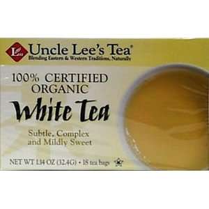 Uncle Lees Teas White Tea, Organic   1 box (Pack of 3)  