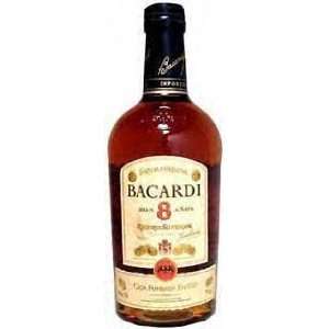  Bacardi Rum 8 Year Old 80@ 1 Liter Grocery & Gourmet Food