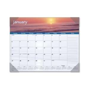   Sea Monthly Desk Pad Calendar   White   AAGDMD14132