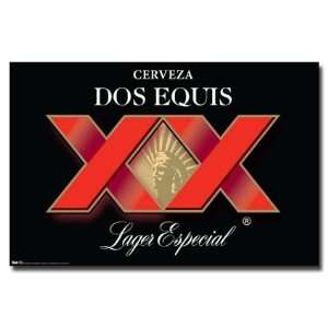  DOS EQUIS XX CERVEZA LAGER SPECIAL BEER POSTER NEW 9434 