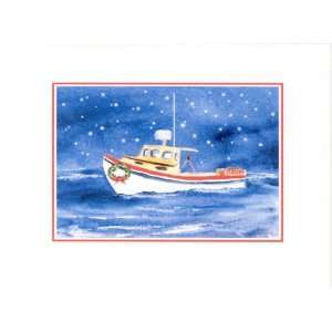  Christmas Cards   Lobster Boat