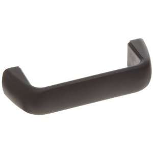 Nylon Pull Handle with Threaded Holes, Rectangle Grip, Black Matte 