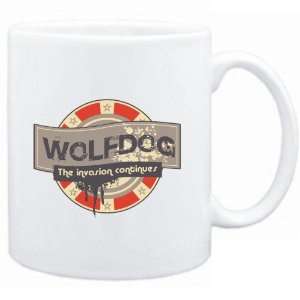  Mug White  Wolfdog THE INVASION CONTINUES  Dogs Sports 