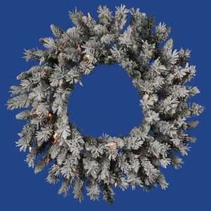 Vickerman 17949   24 Flk Sugar Pine Wreath Dura Lit 50MU (A100426) 24 