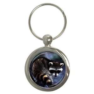  Raccoon Key Chain (Round)
