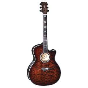  Dean Exotica Quilted Maple Acousticic/Electric Cutaway 