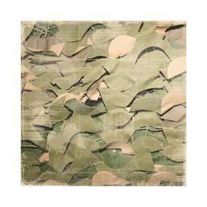   World Collection   South Korea   12 x 12 Paper   Green Net Camouflage