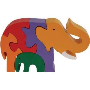  ImagiPLAY 10209 Elephant Family Puzzle Toys & Games