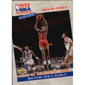  1993 upper Deck Buls vs Knicks east finals # 190 Sports 