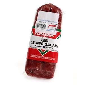 Leons Salami 1 lb.  Grocery & Gourmet Food