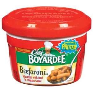 Chef Boyardee Microwavable Beefaroni Macaroni With Beef In Tomato 