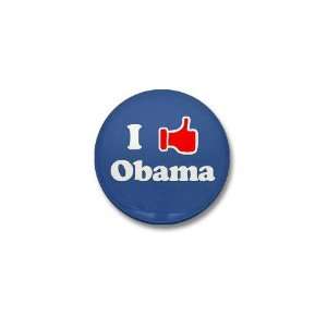  I Like Obama Obama Mini Button by  Patio, Lawn 