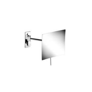   1084 Wall Mounted Chrome Square 3x Magnifying Mirror 1084 Beauty