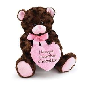  you More Than Chocolate Valentines Day Heart Teddy Bear Toys & Games