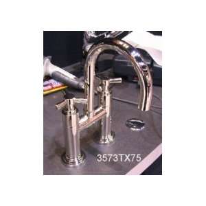 Santec 4 Spread Bridge Bar Faucet With TX Handles 3573TX97 Roman 
