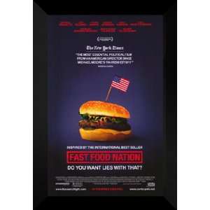  Fast Food Nation 27x40 FRAMED Movie Poster   Style A