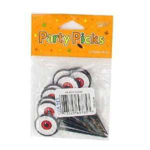  12 Packs of 12 Eyeball Party Picks