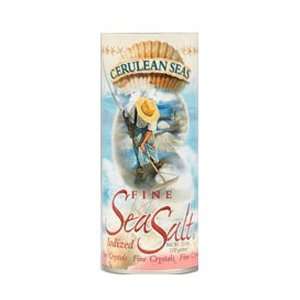 Cerulean Seas Fine Iodized Sea Salt   7.5 oz  Grocery 