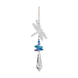   Dragonfly   Large Crystal Drop, Fills with Rainbows 