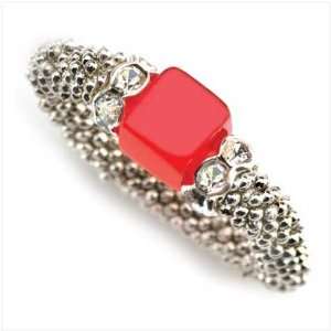  Red Nouveau Ice Ring   Style 13009