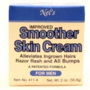  Nels Smoother Skin Cream Men 2 oz. Box (3 Pack) with Free 