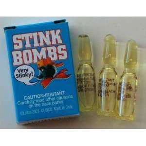  Stink Bombs Box of 3 Glass Viles 