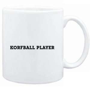  Mug White  Korfball Player SIMPLE / BASIC  Sports 