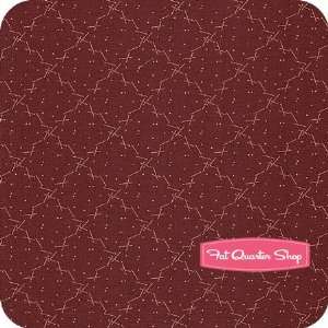   First Quarter Rust Dashes Fabric   SKU# 0175 1 Arts, Crafts & Sewing