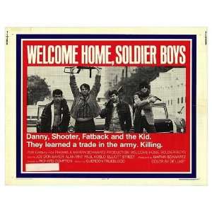  Welcome Home, Soldier Boys Original Movie Poster, 28 x 22 