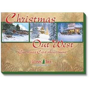   AST90238 Christmas Out West Christmas Boxed Cards 