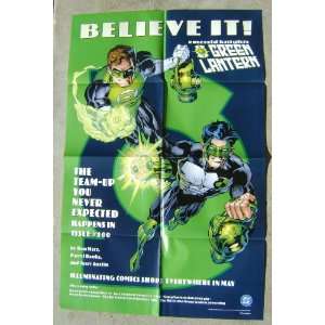 Green Lantern #100 Emerald Knights Promo Poster 1998 