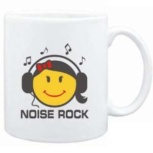 Mug White  Noise Rock   female smiley  Music  Sports 