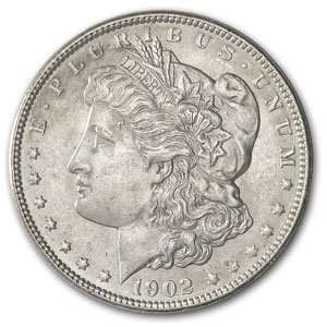  1902 Morgan Silver Dollar   MS 62 