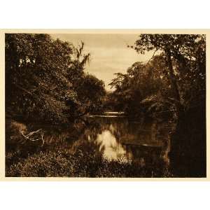  1925 River Tamasopo Mexico Hugo Brehme Photogravure 